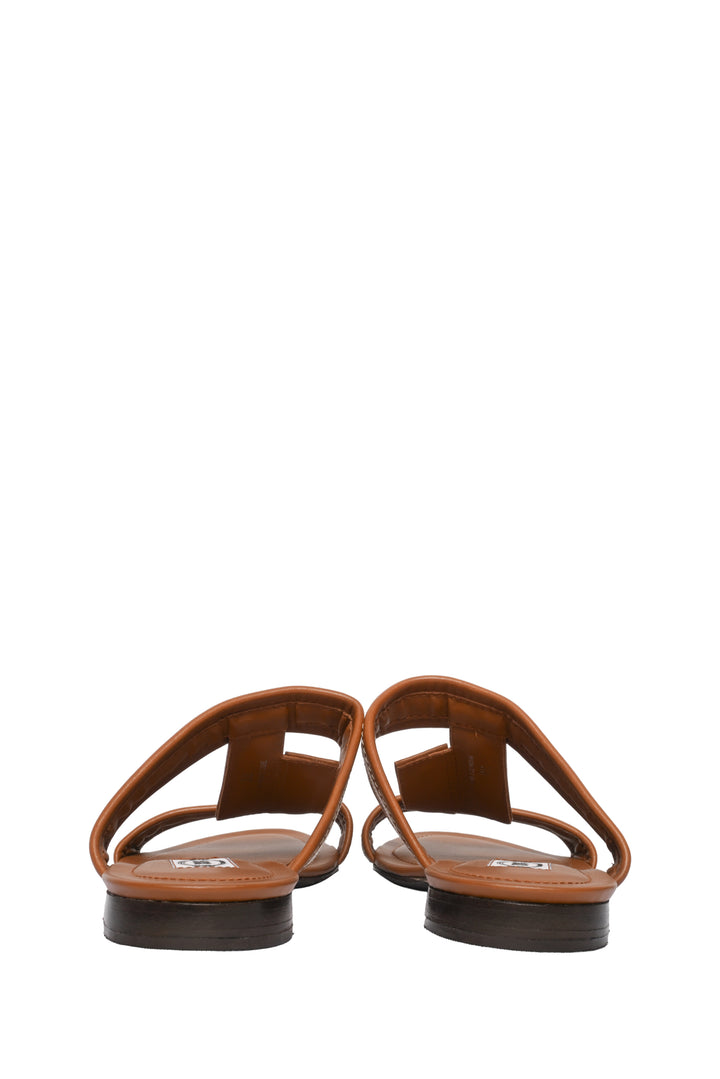Tod's Size 38 T Canvas & Leather Sandals