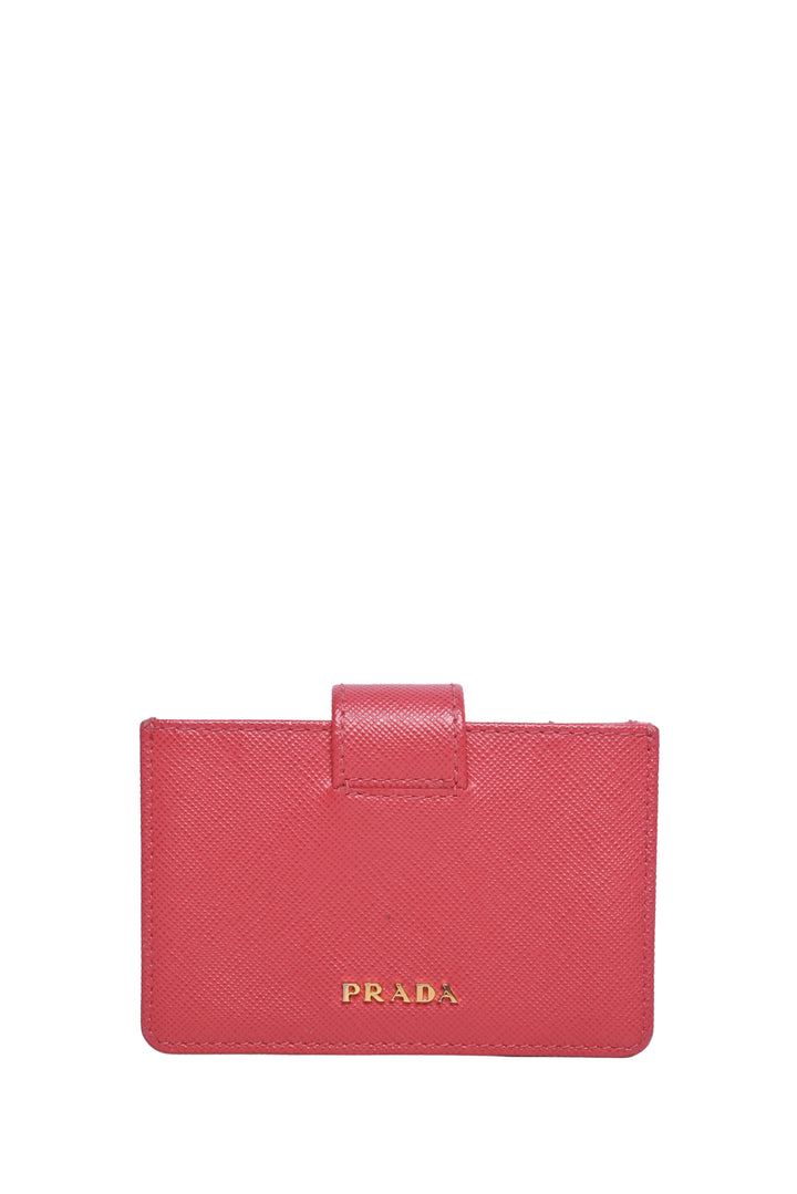Prada Saffiano Leather Card Holder