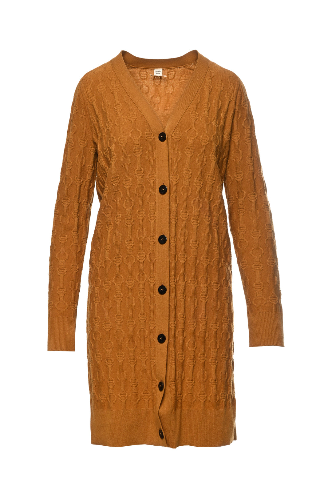 Hermes Size 36 Cashmere Knit Long Cardigan