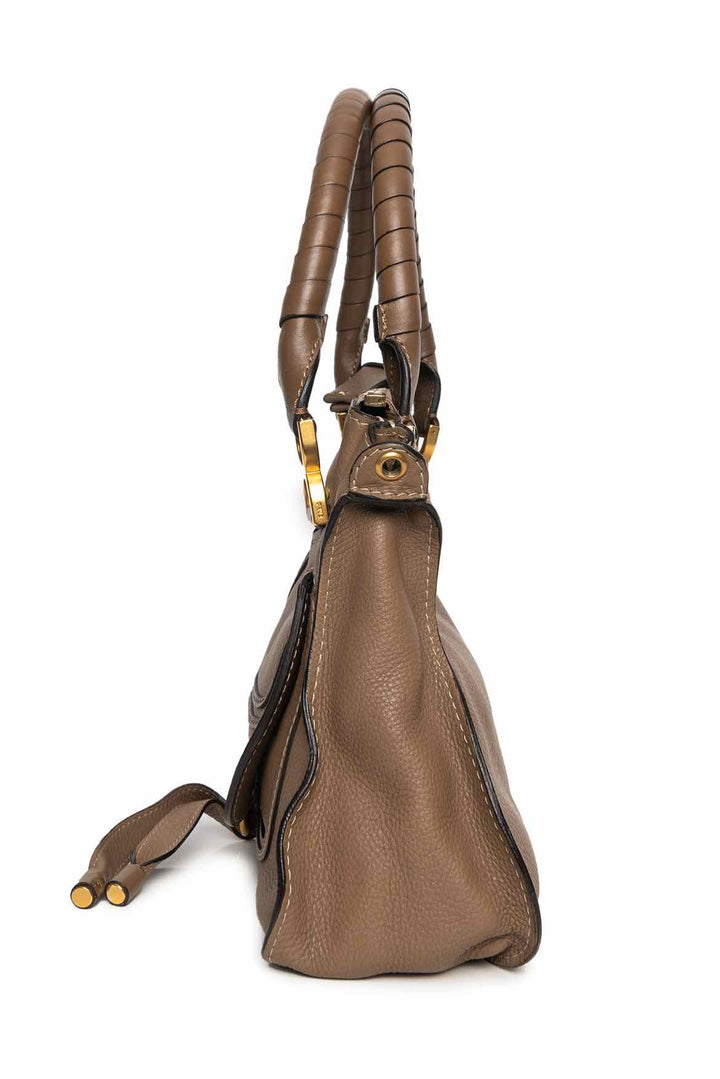 Chloe Calfskin Medium Marcie Top Handle Shoulder Bag