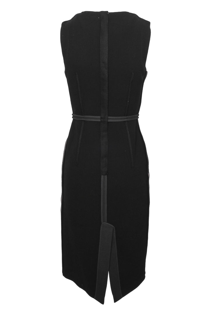 Marni Size 6 Inside-Out Sleeveless Midi Dress