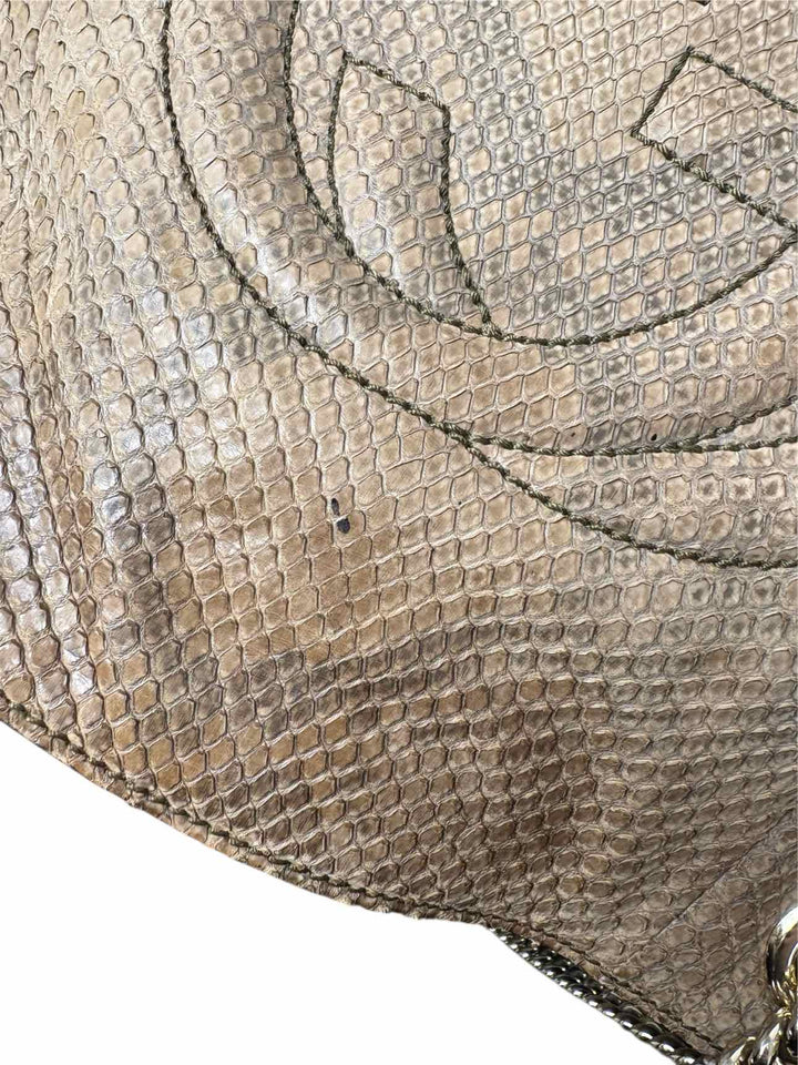 Gucci Python Soho Chain Shoulder Bag Purse