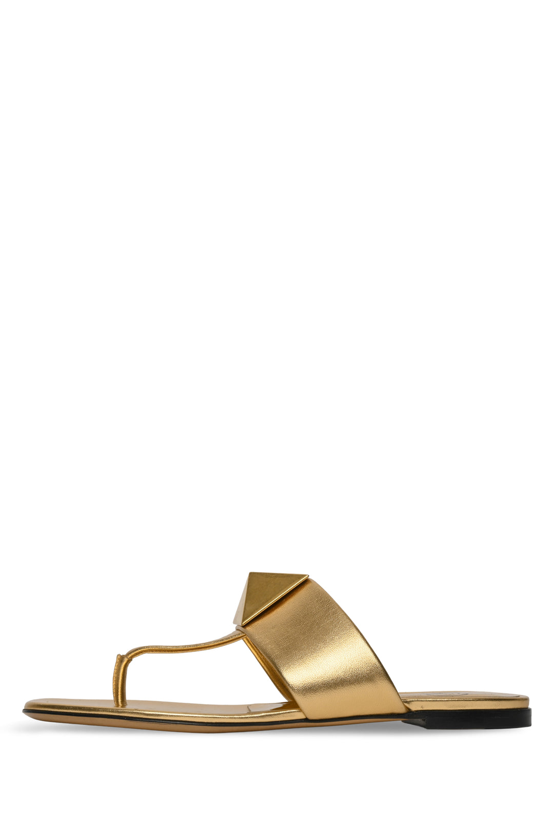 Valentino Size 36 One Stud Leather Thong Sandals
