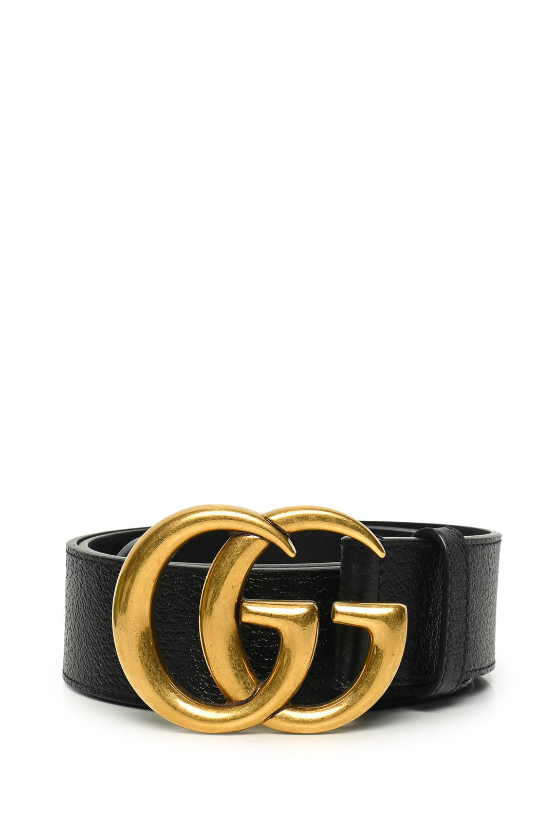 Gucci Size 34 GG Marmont Wide Leather Belt