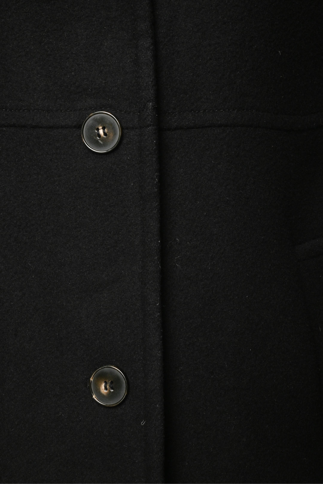 Marccain Size 2 Virgin Wool-Blend Midi Coat