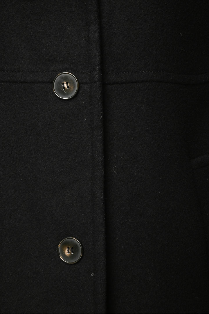 Marccain Size 2 Virgin Wool-Blend Midi Coat