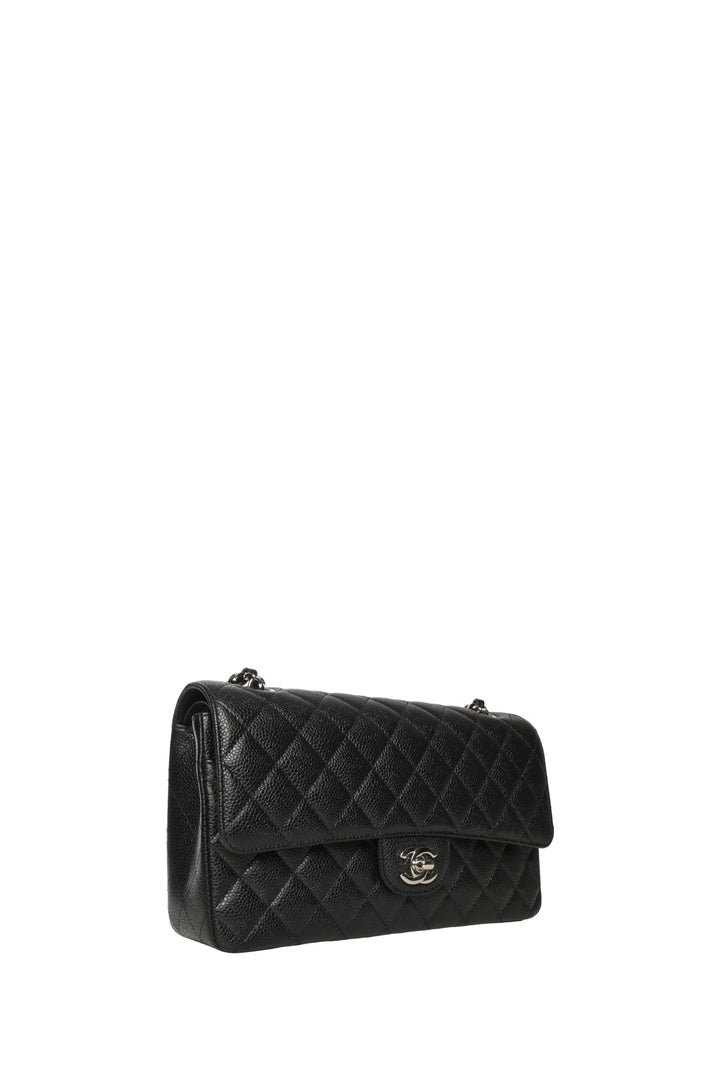 Chanel 2020 Caviar Quilted Medium Double Flap Bag