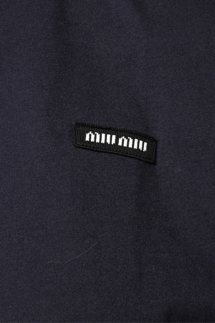 Miu Miu Size S 2024 Logo Cotton Tank Top