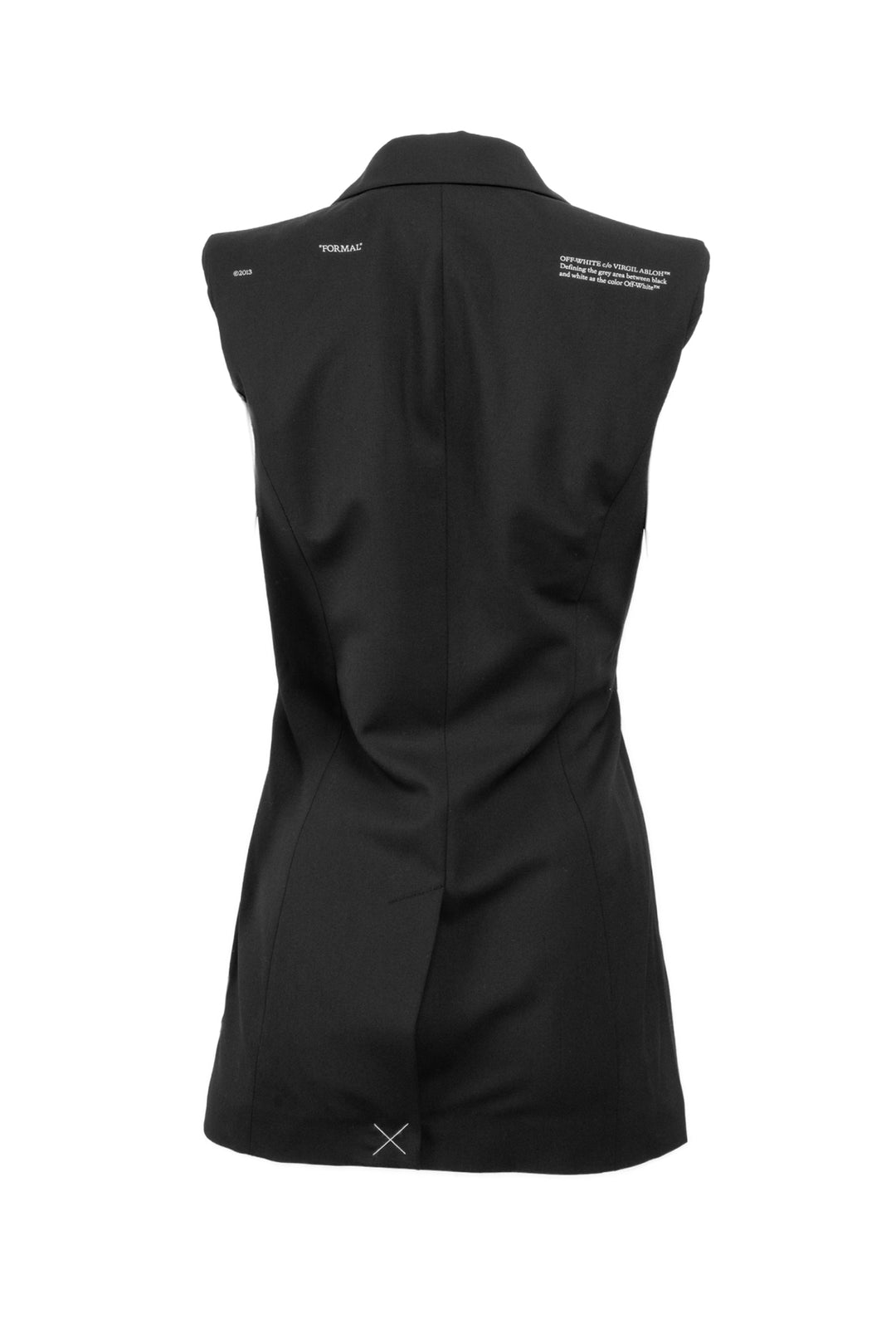 Off White Size 40 Formal Basic Drape Vest