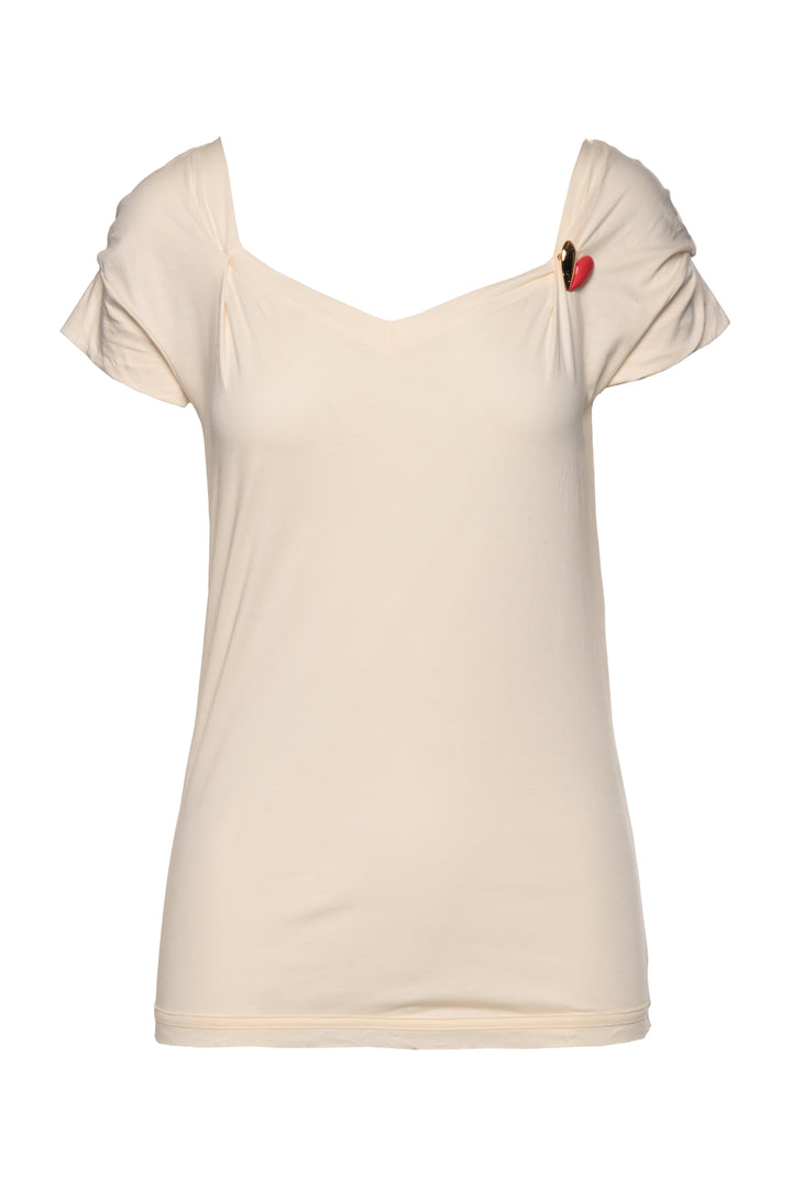 Louis Vuitton Size XS Heart Pin T-Shirt