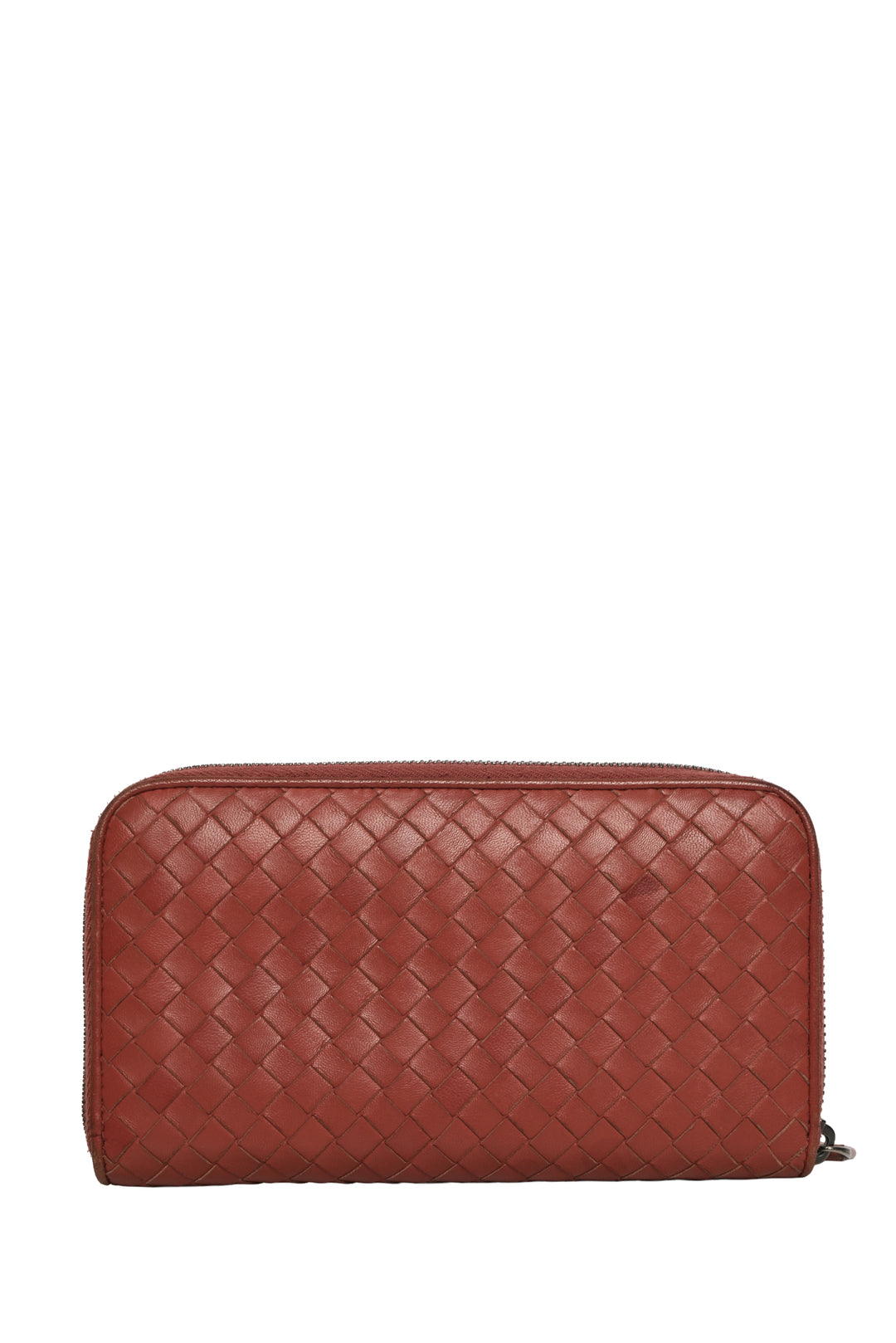 Bottega Veneta Continental Zip Intrecciato Wallet