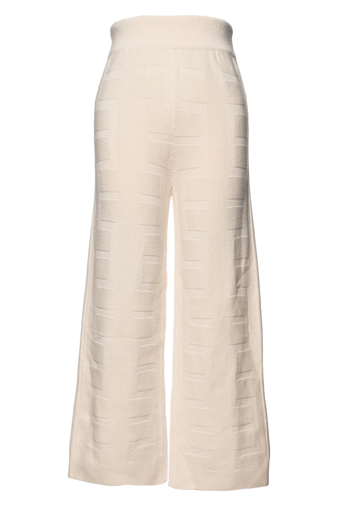 Hermes Size 2 Wool Geometric Jacquard Pants