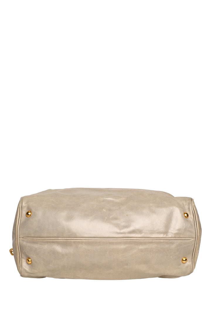 Prada Vitello Shine Leather Tote
