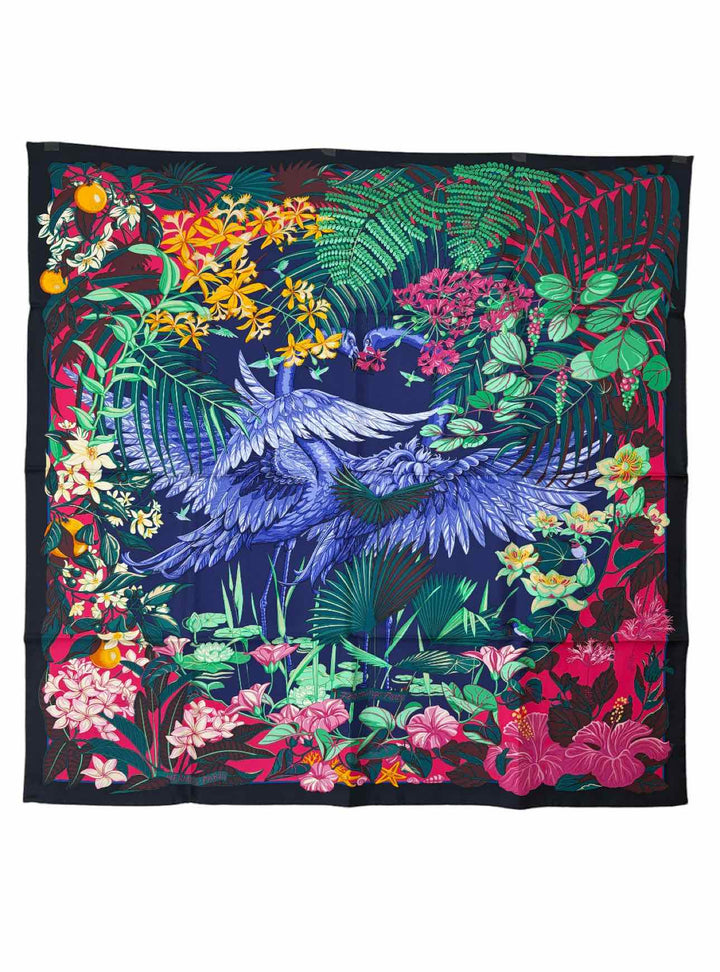 Hermes Flamingo Party Toutsy Scarf