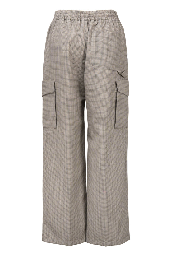 Celine Size 2 Check Wool Jogging Pants