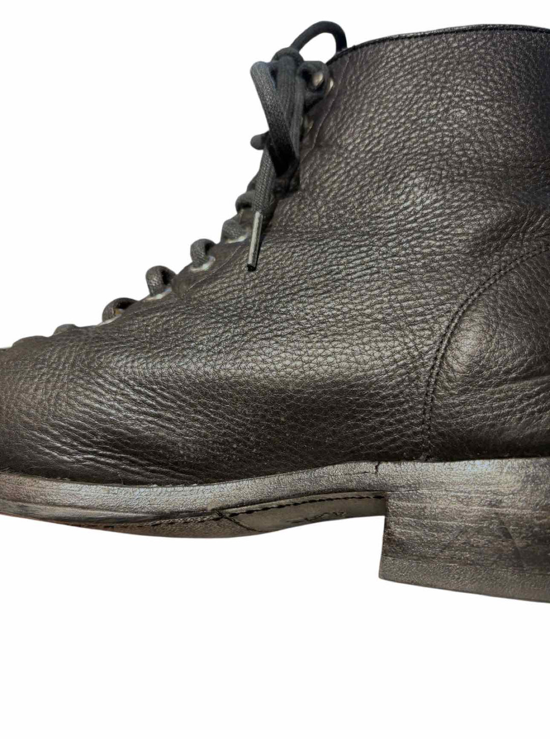 Fluevog Size 9 Ricard Leather Lace-up Ankle Boots