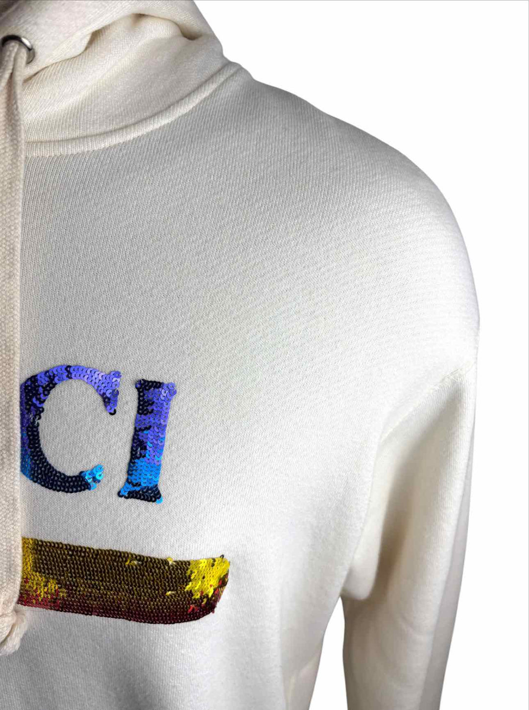 Gucci Size M Men's Sequin Logo Hoodie