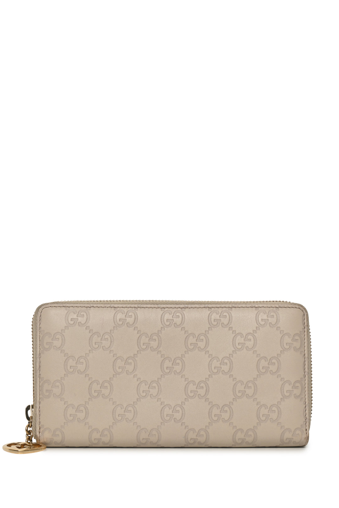 Gucci Lovely Guccissima Zip Around Wallet