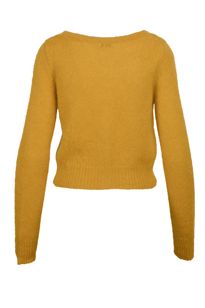 Dries Van Noten Size S Alpaca Blend Cropped Cardigan