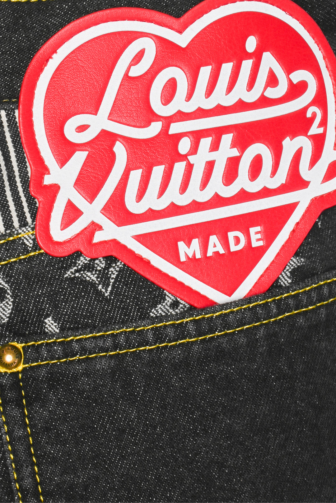 Louis Vuitton x Nigo Size 29 Men's Monogram Crazy Denim Jeans