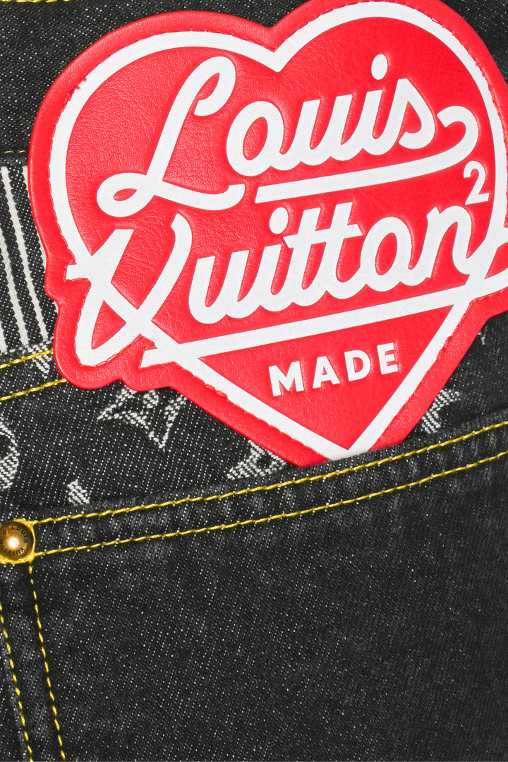 Louis Vuitton x Nigo Size 29 Men's Monogram Crazy Denim Jeans