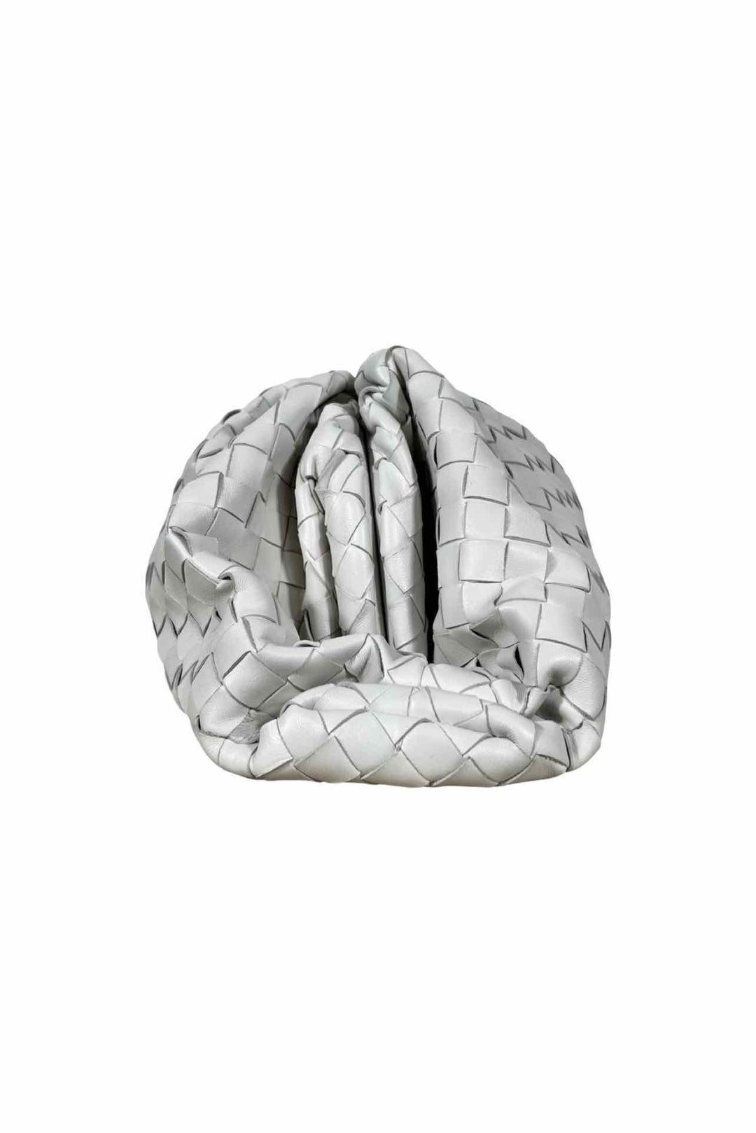 Bottega Veneta Intrecciato Woven Leather Pouch Clutch
