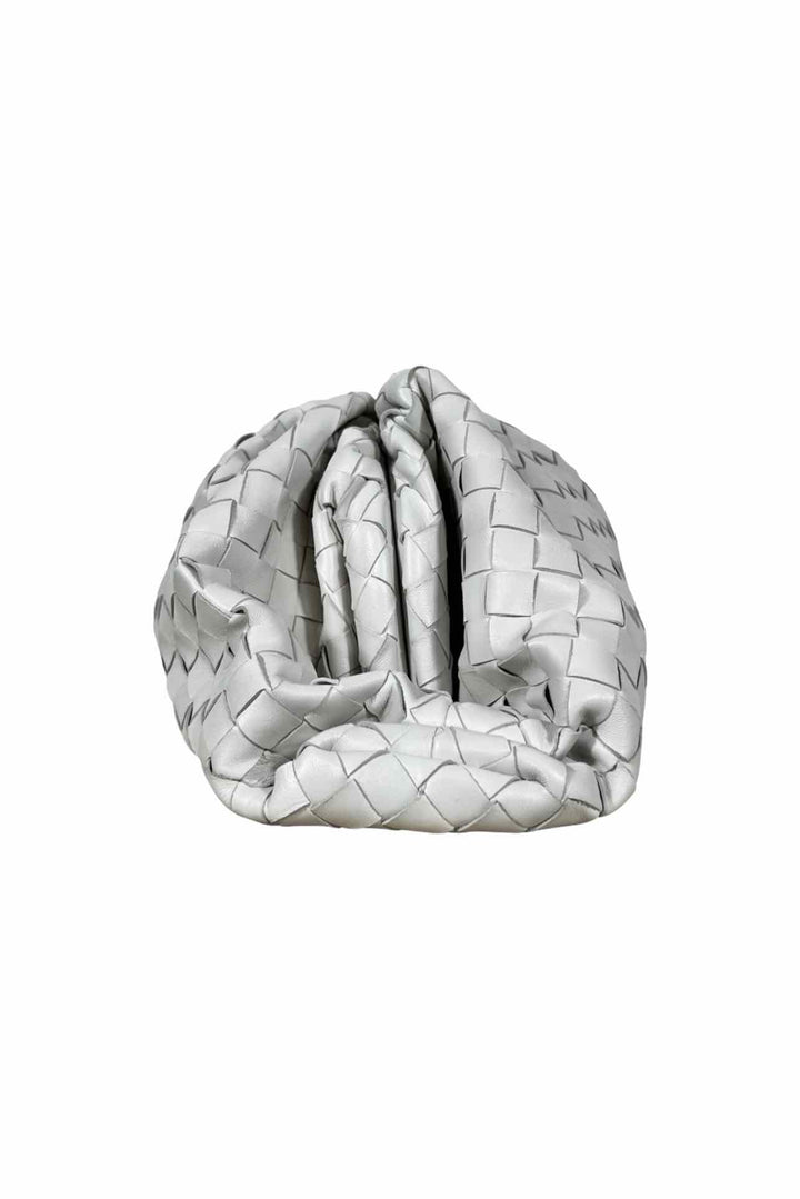 Bottega Veneta Intrecciato Woven Leather Pouch Clutch