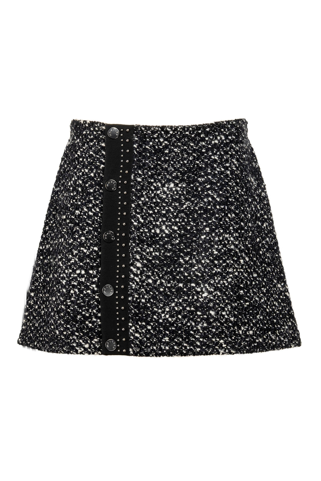 Moncler Size 44 Tweed Mini Skirt