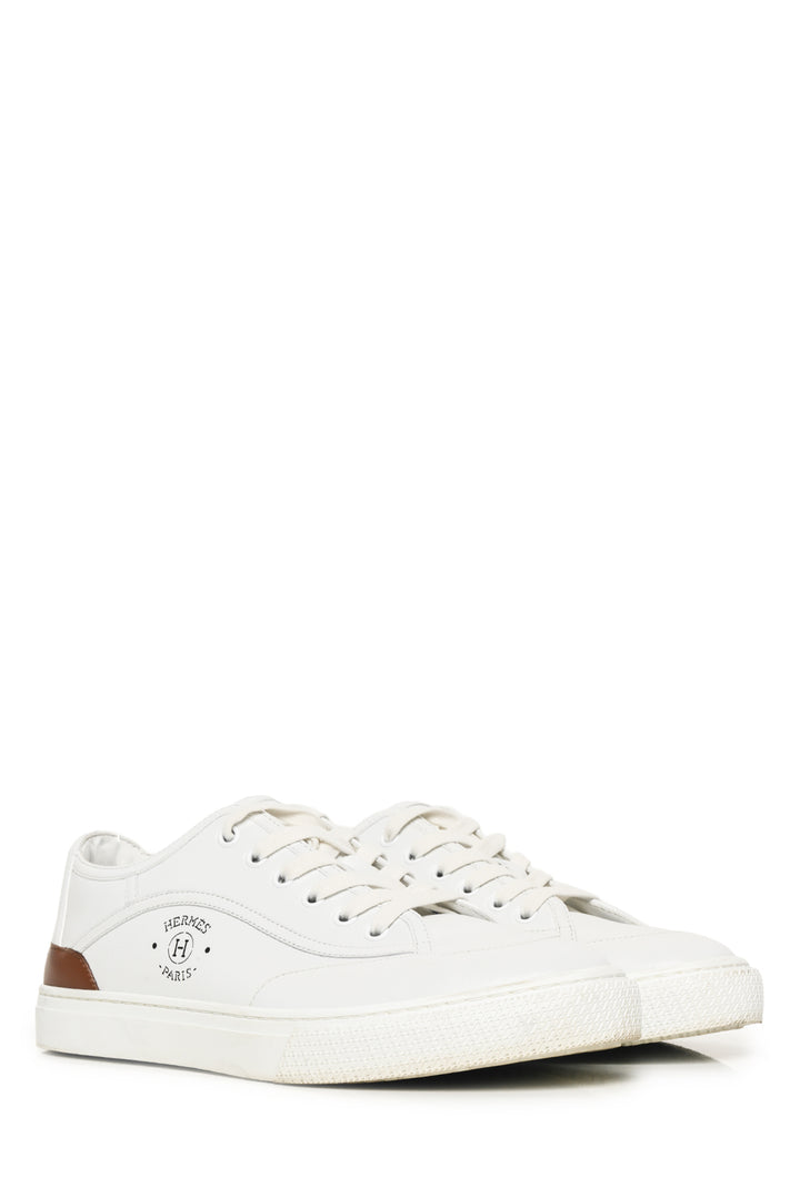 Hermes Size 39 Calfskin Leather Get Sneaker