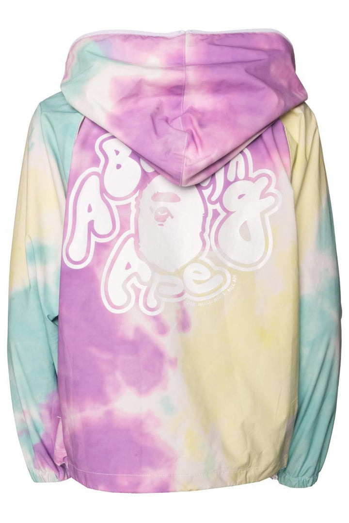 A Bathing Ape Size XS Oversized Tie Dye Wind Breaker