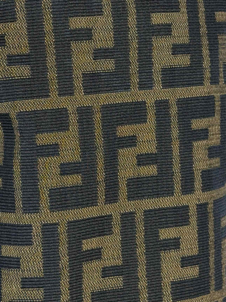 Fendi Size 31 FF Zucca Motif Printed Pants