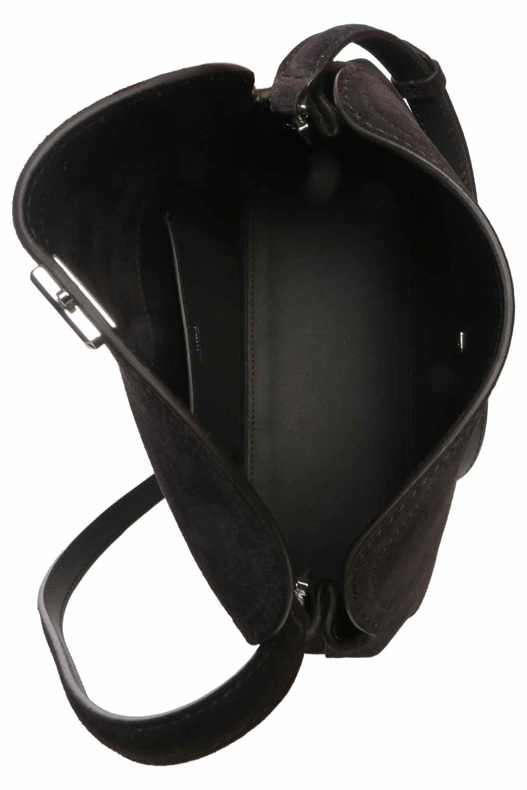 Toteme T-Lock Suede Small Shoulder Bag