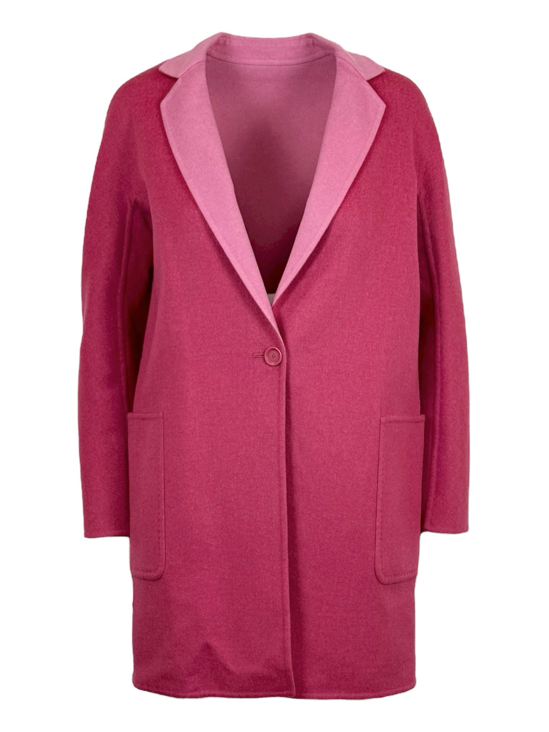 Max Mara Size 2 Lillo Wool Reversible Coat