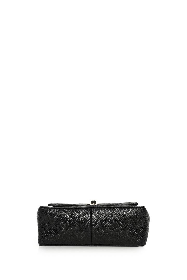 Chanel 1996-1997 Caviar Quilted Straight Flap Bag