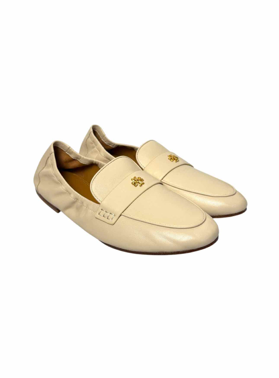 Tory Burch Size 10 Leather Ballet Loafers