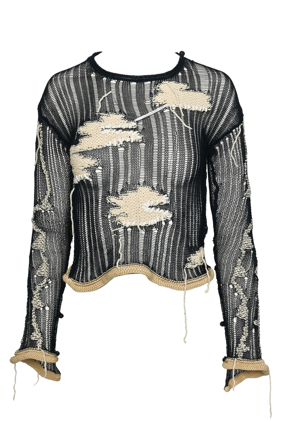 Acne Studios Size S Flower-Knit Crewneck Tops