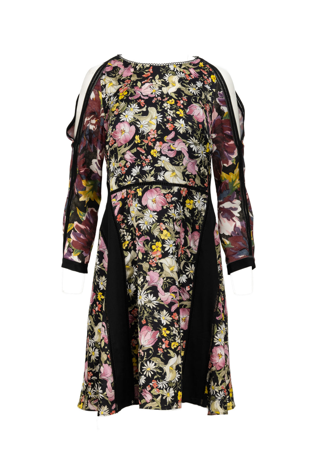3.1 Phillip Lim Size 8 Meadow Flower Cold Shoulder Dress