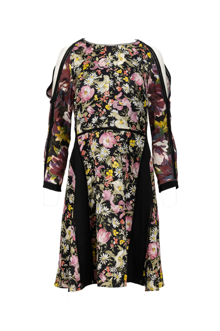 3.1 Phillip Lim Size 8 Meadow Flower Cold Shoulder Dress