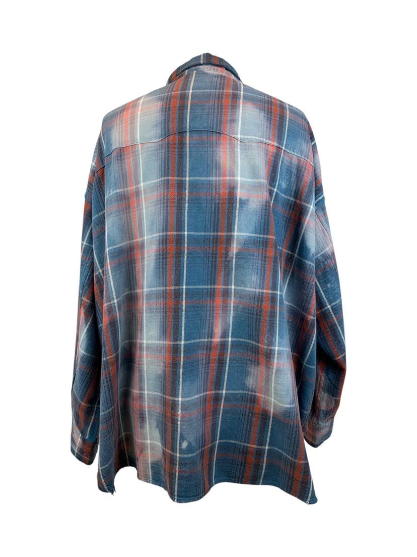 R13 Size L Men's Oversized Cowboy Shirt Long Sleeve