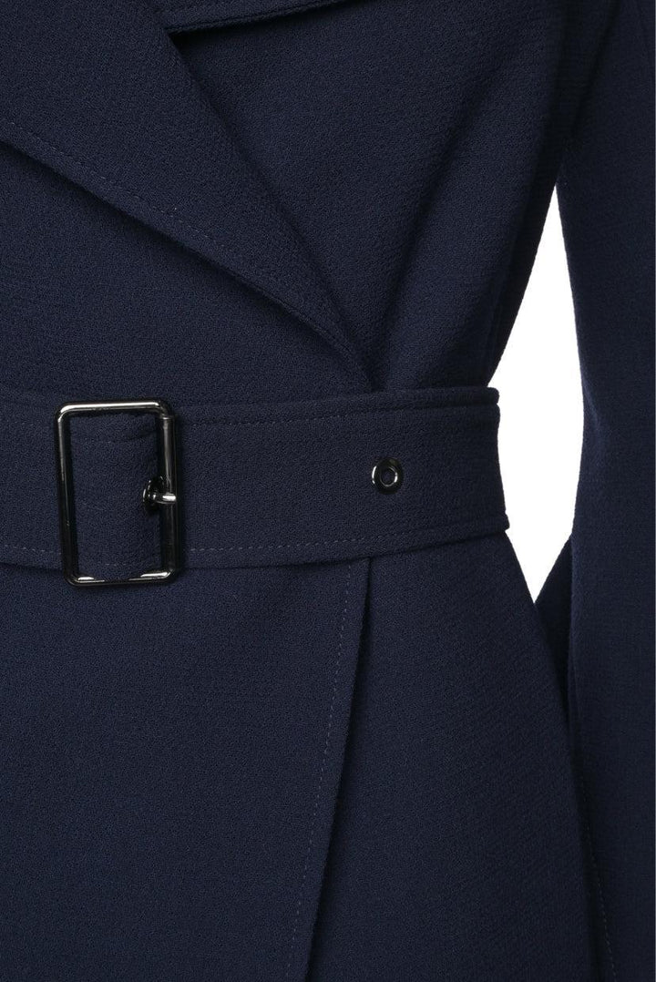 Roland Mouret Size 2 Millington Wool Crepe Coat