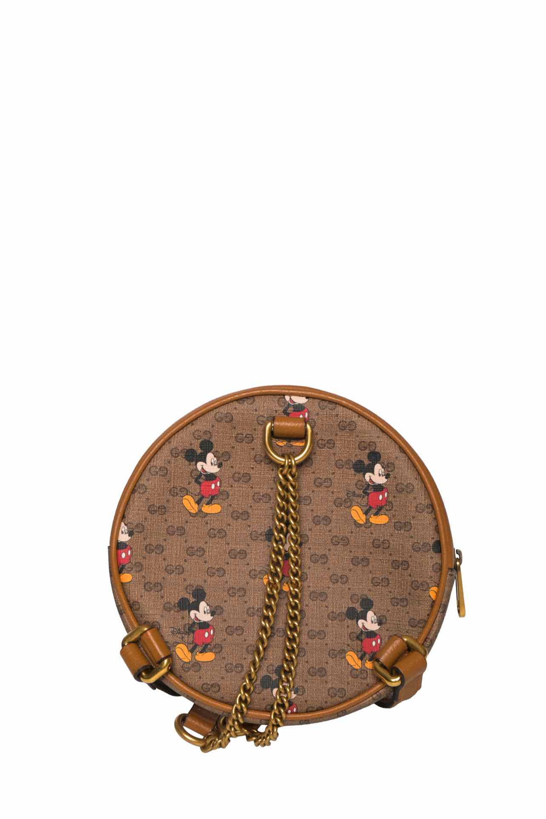 Gucci x Disney Mini Vintage GG Supreme Monogram Mickey Mouse Round BackPack