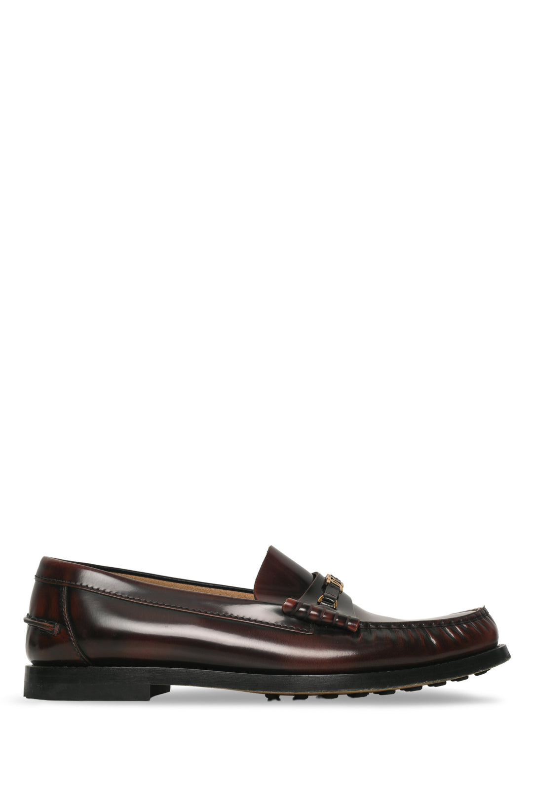 Tod's Size 40 Moc Stitching Leather Loafers