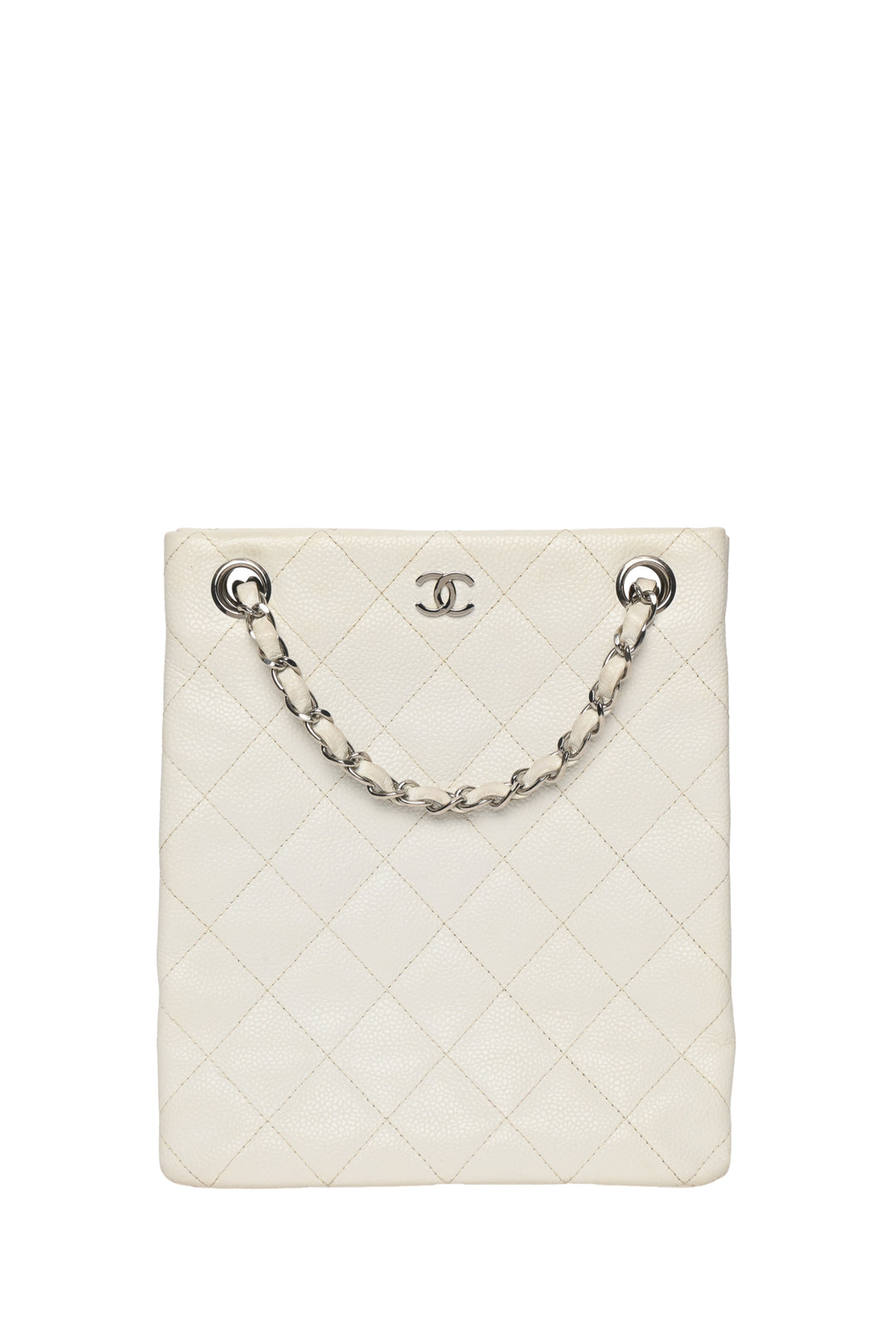 Chanel 2000-2002 Caviar Quilted CC Shoulder Bag