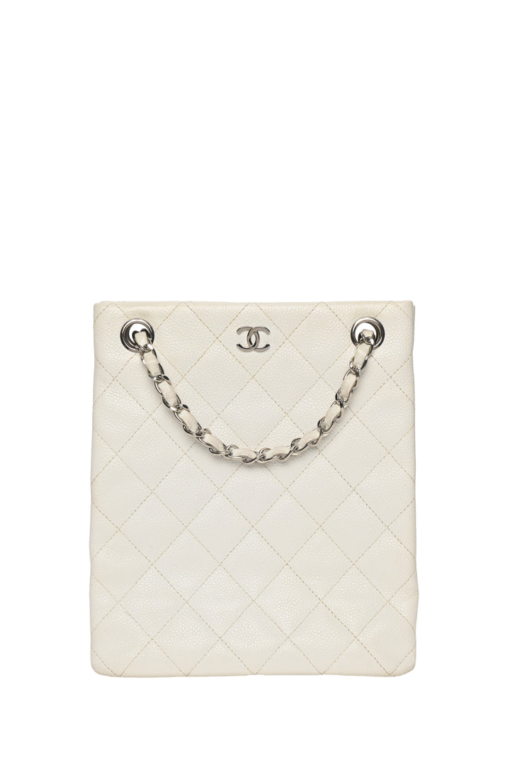 Chanel 2000-2002 Caviar Quilted CC Shoulder Bag