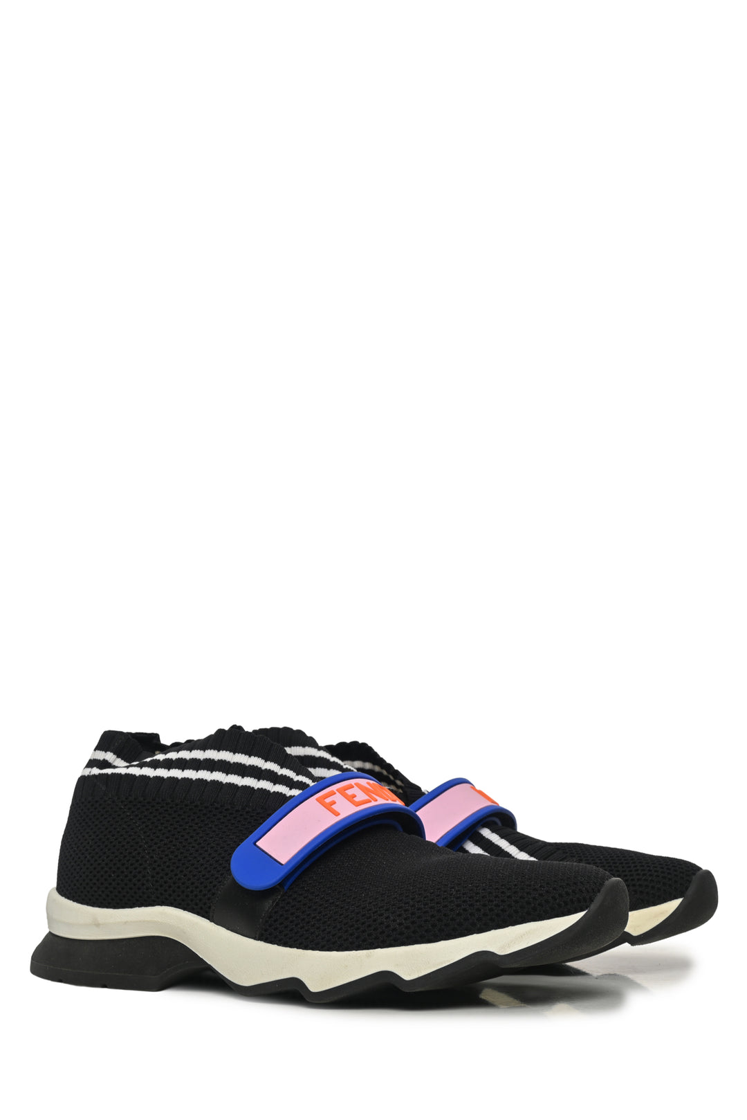 Fendi Size 36.5 Fendi Love Rockoko Knit Sneaker