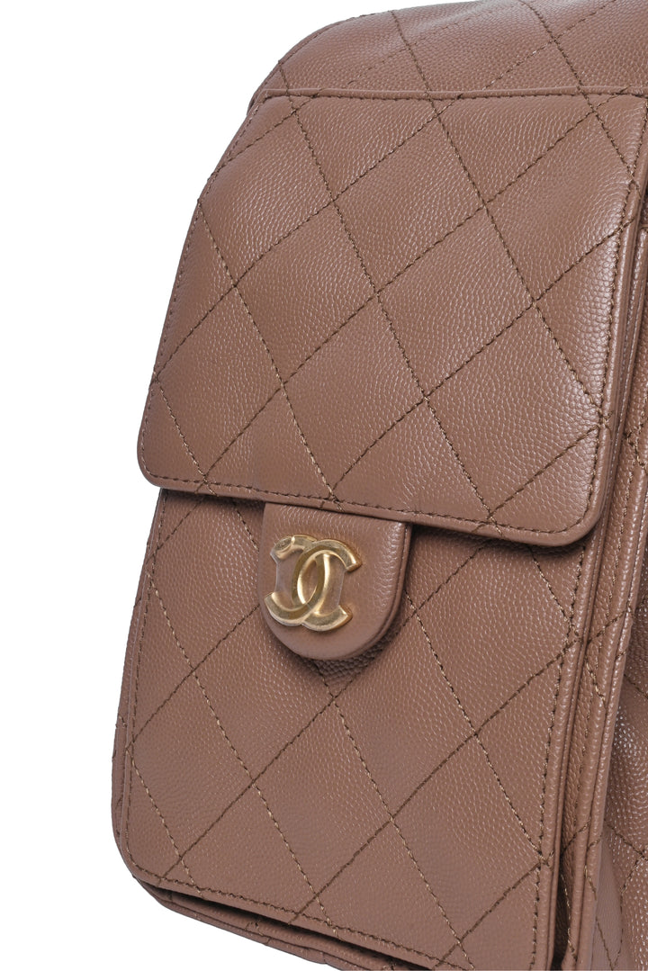 Chanel Grained Calfskin Quilted Small 25 Hobo