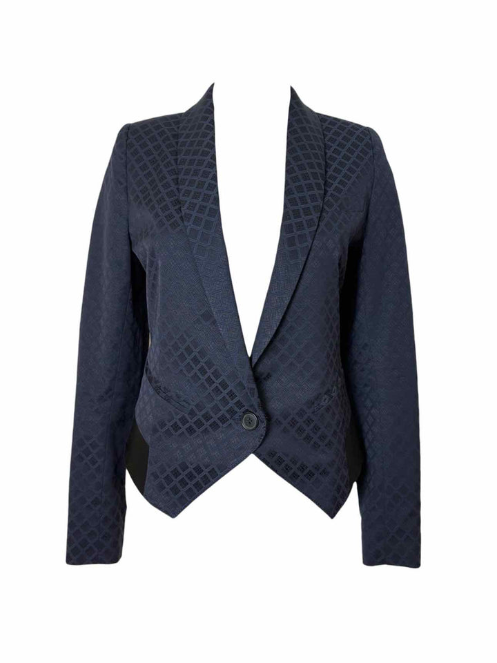 Smythe Size 4  Argle Pattern Poly Blazer