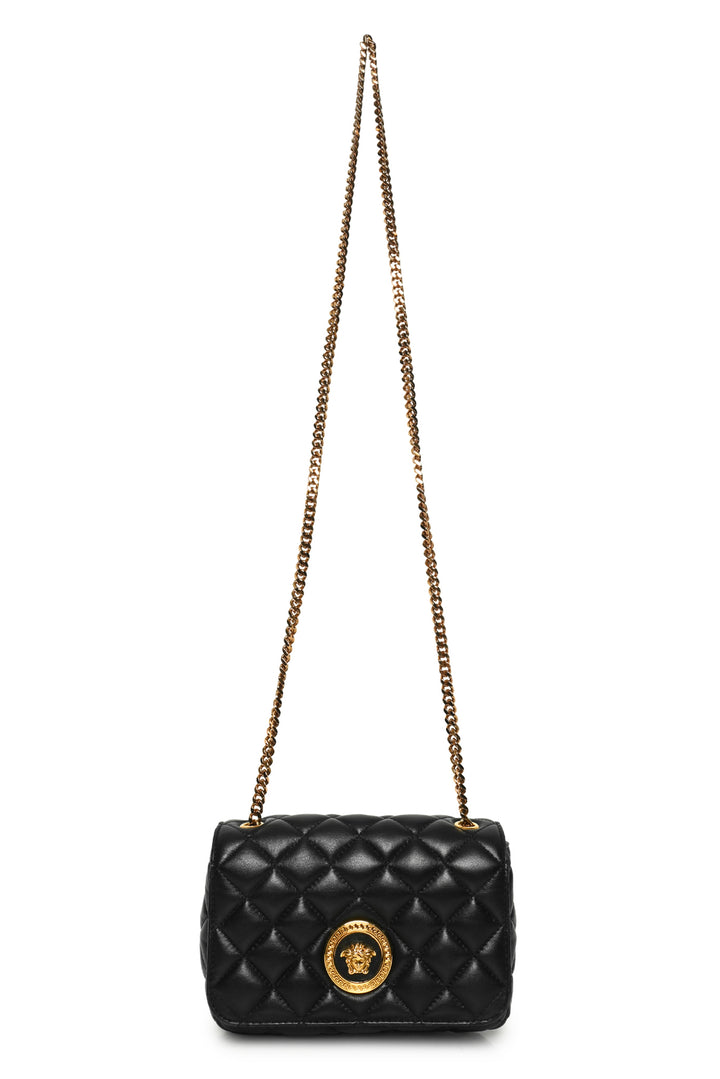 Versace Quilted Nappa Leather Medusa Crossbody