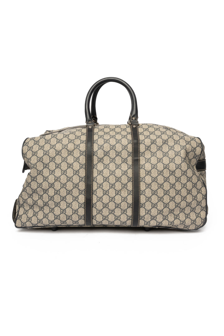 Gucci GG Supreme Rolling Duffle Bag