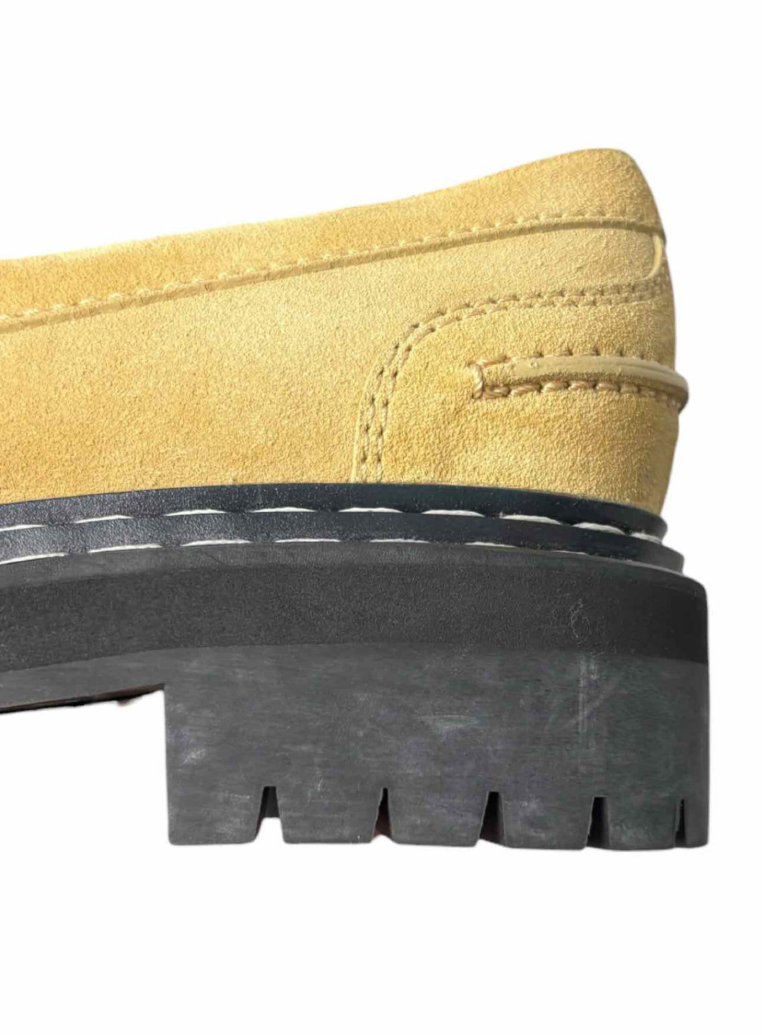 Proenza Schouler Size 38.5 Suede Lug Sole Loafers